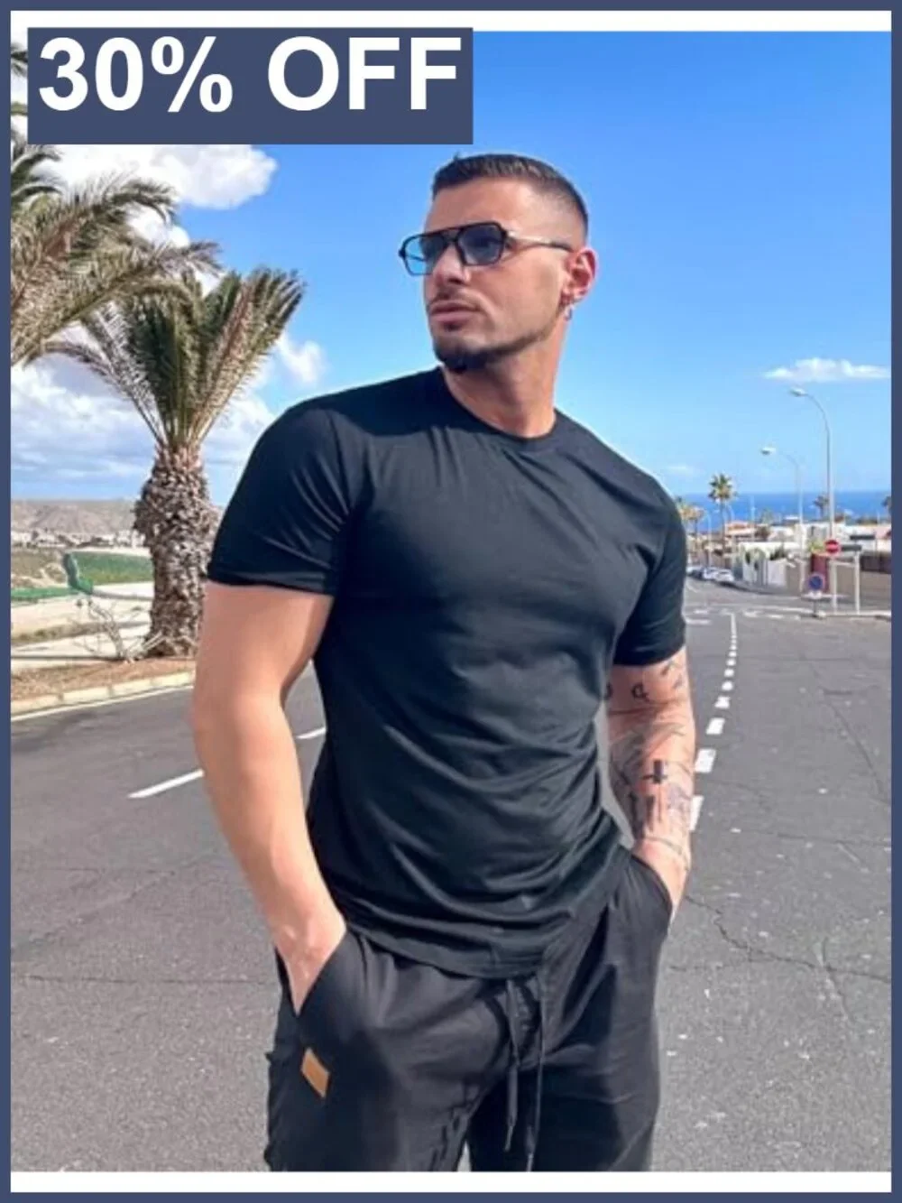 Mens Crew Neck Short Sleeve T-Shirt Regular Fit Basic Tee Casual Summer_2